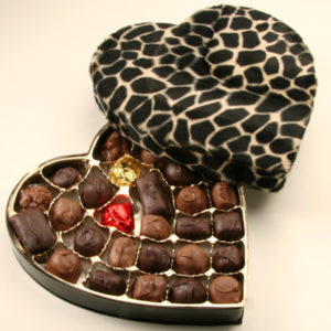 Leopard Pattern Heart Box